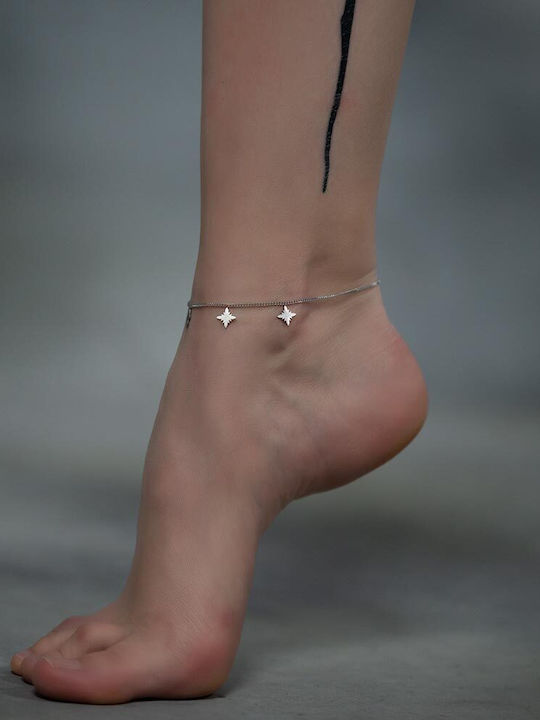 Piercing.gr Fußarmband aus Edelstahl