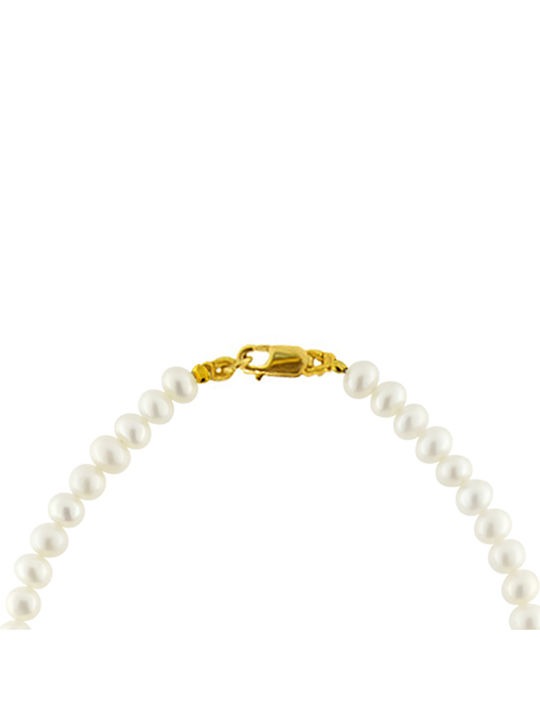 Bracelet Set made of Gold 14K with Pearls