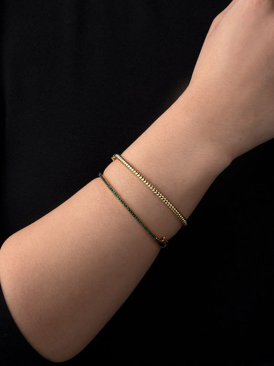 George Art Jewels Дамско Гривна Белезници от Сребърен Златно