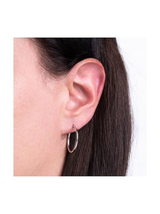 Earrings Hoops made of Silver