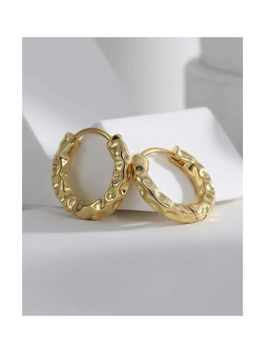 Earrings Hoops Gold Plated