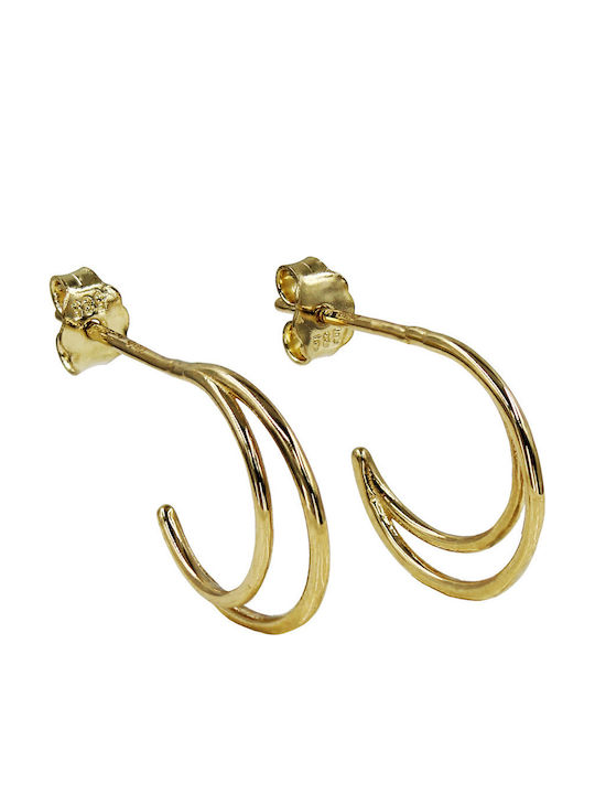 Roloi Kaliamanis Ohrringe aus Gold 14K Roloi Kaliamanis Ohrringe aus Gold 14K