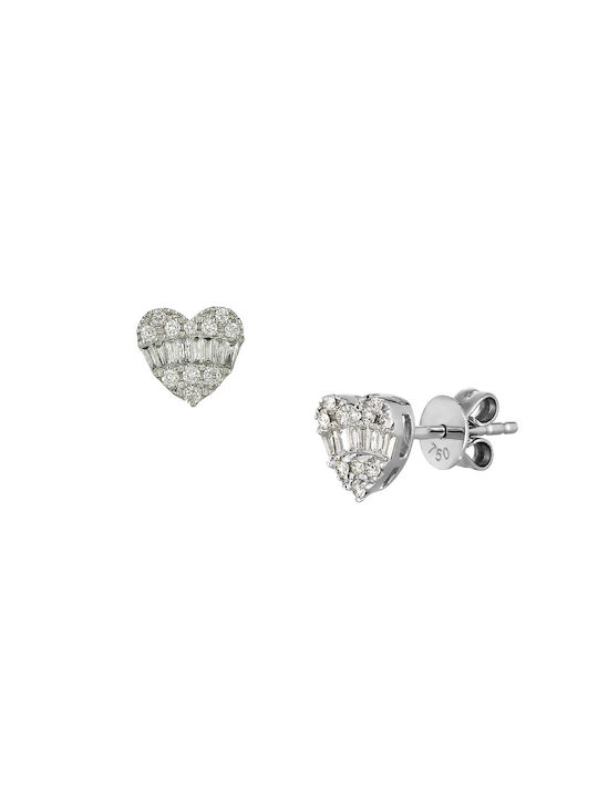 Earrings made of Platinum with Diamond