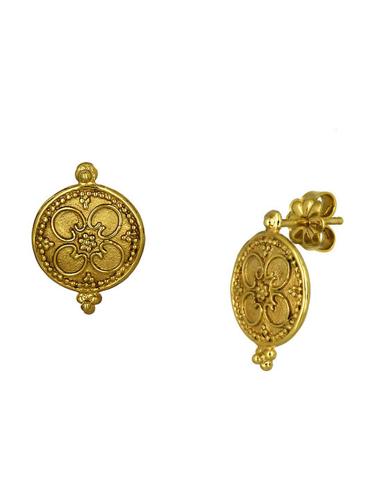 Earrings Pendants made of Gold 14K