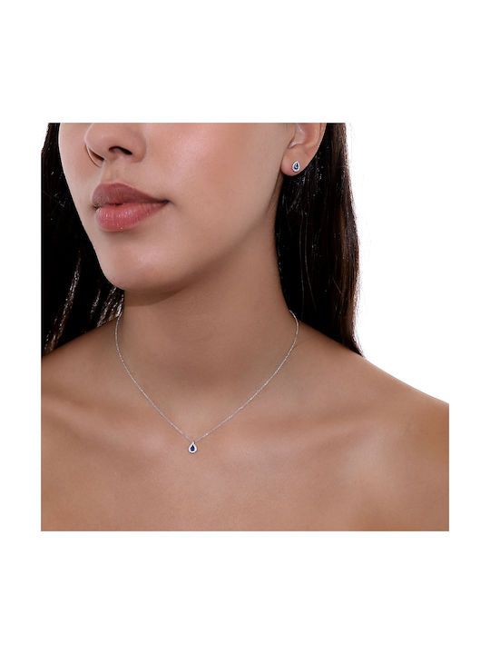 Ohrringe aus Platin mit Diamant