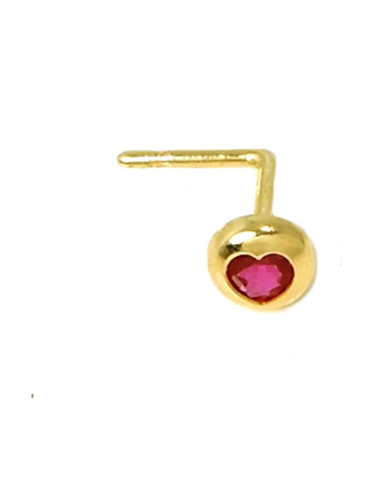 Nose Piercing in 14K Gold