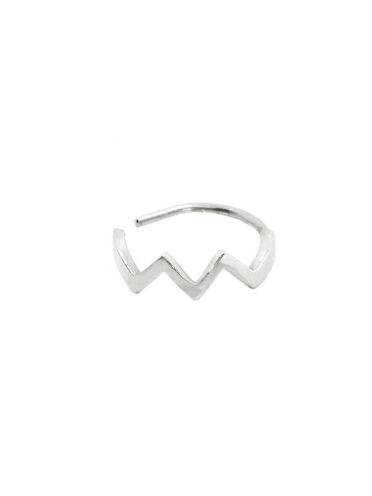 Nose Earring Hoop made of Platinum