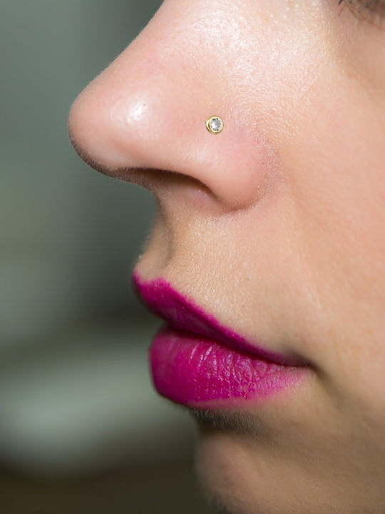Nasenpiercing aus 14K Platin