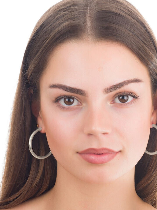Verorama Earrings Hoops made of Silver