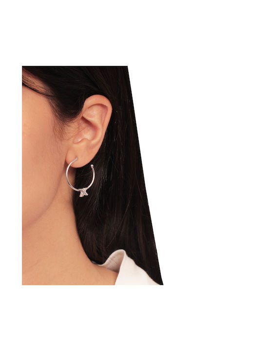 Earrings Hoops made of Silver