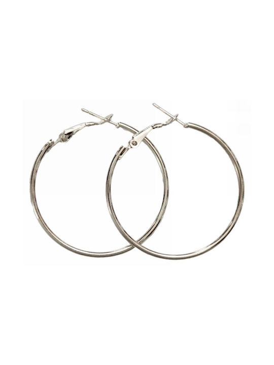 Earrings Hoops made of Silver