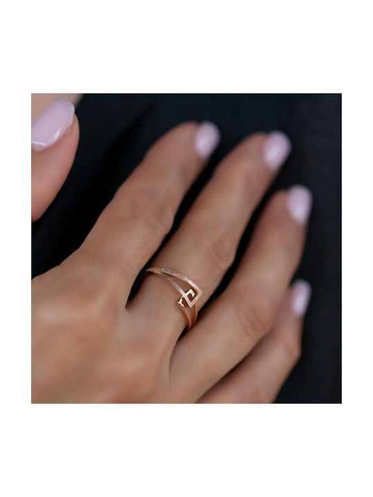 Women's Ring from Steel Gold Plated