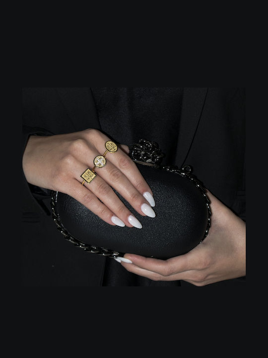 Chevalier Damen Chevalier Ring mit Steinen aus Gold 14K
