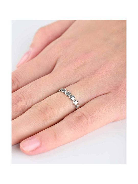 Women's White Gold Spinner Ring 14K