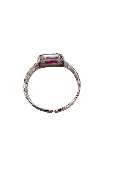 Kosmima1 Damen Ring mit Zirkonia aus Silber Vergoldet