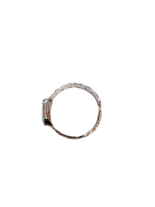 Kosmima1 Damen Ring mit Zirkonia aus Silber Vergoldet