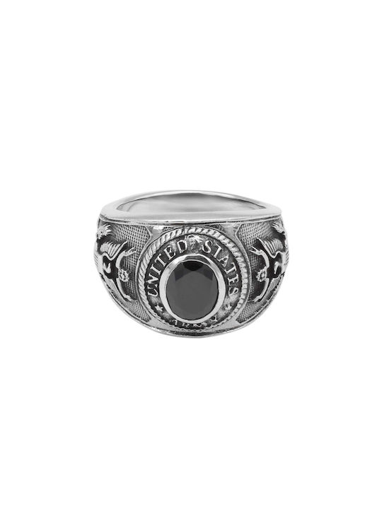 Damen Ring aus Silber Vergoldeter