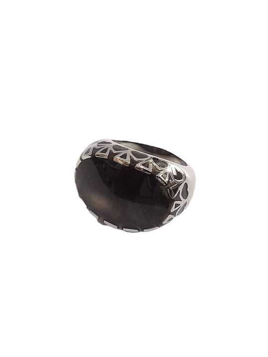 Bd Jewelery Damen Ring aus Stahl Vergoldet