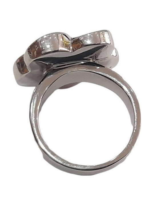 BD Jewelery Bd Jewelery Γυναικείο Δαχτυλίδι από Ατσάλι Επιχρυσωμένο