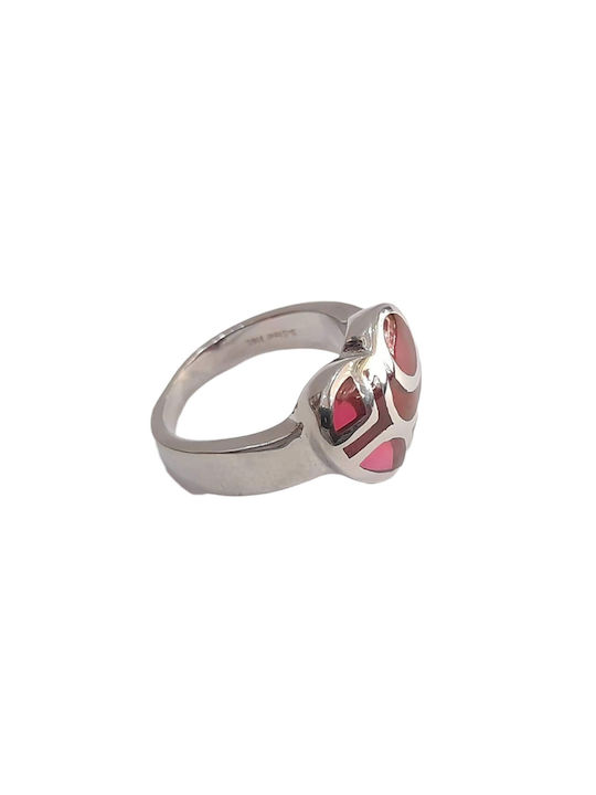 Bd Jewelery Damen Ring aus Stahl Vergoldet