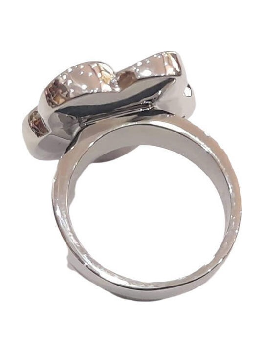 BD Jewelery Bd Jewelery Γυναικείο Δαχτυλίδι από Ατσάλι Επιχρυσωμένο