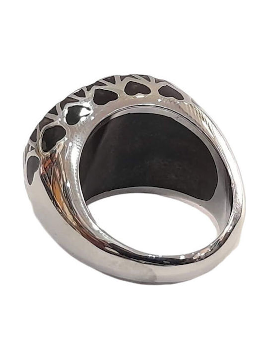 BD Jewelery Bd Jewelery Γυναικείο Δαχτυλίδι από Ατσάλι Επιχρυσωμένο