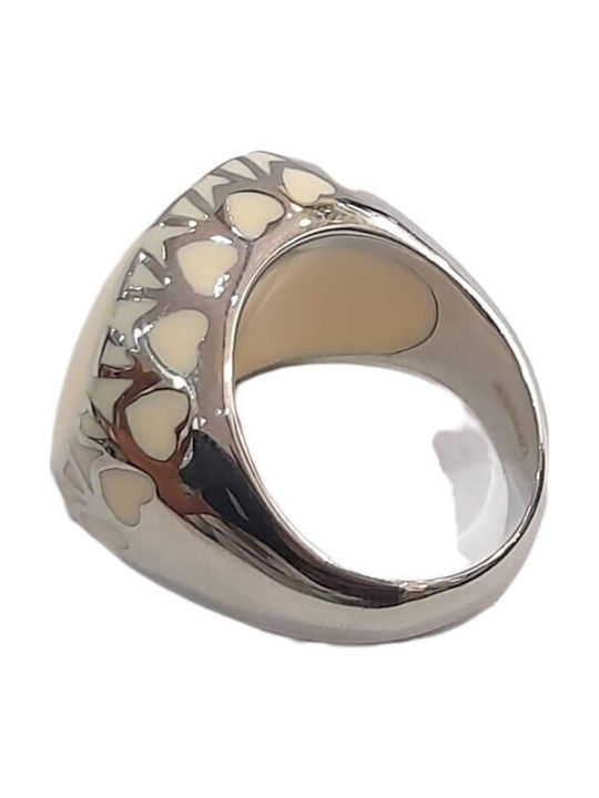 BD Jewelery Bd Jewelery Γυναικείο Δαχτυλίδι με Πέτρες από Ατσάλι Επιχρυσωμένο