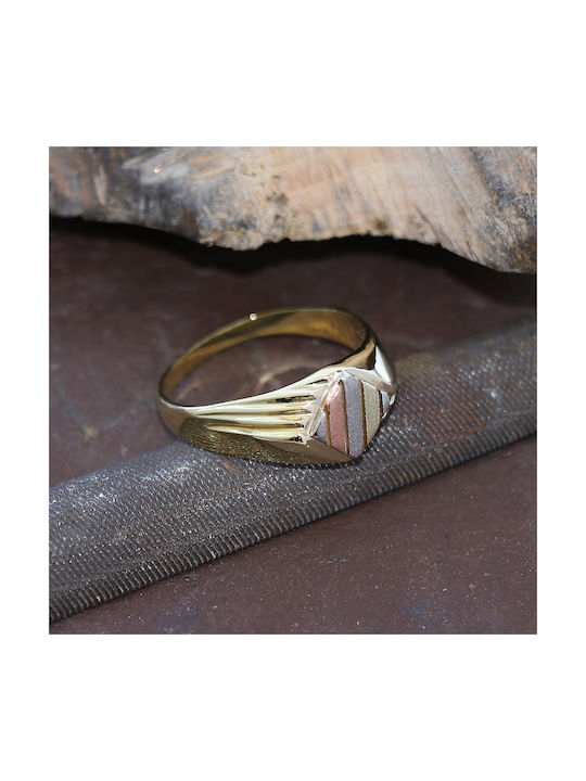 Herren Ring aus Weißgold 14K