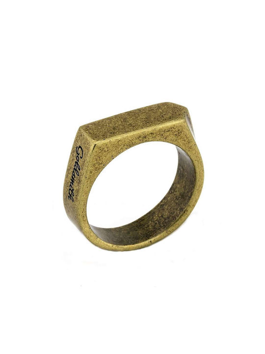 Goldsmith Goldsmith Ανδρικό Δαχτυλίδι από Ατσάλι Επιχρυσωμένο Goldsmith Goldsmith Ανδρικό Δαχτυλίδι από Ατσάλι Επιχρυσωμένο