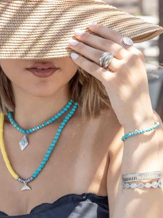 Cuoro Damen Ring aus Stahl Vergoldet