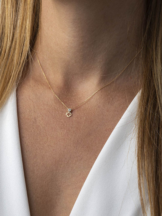 George Art Jewels Aur Cruce 14K