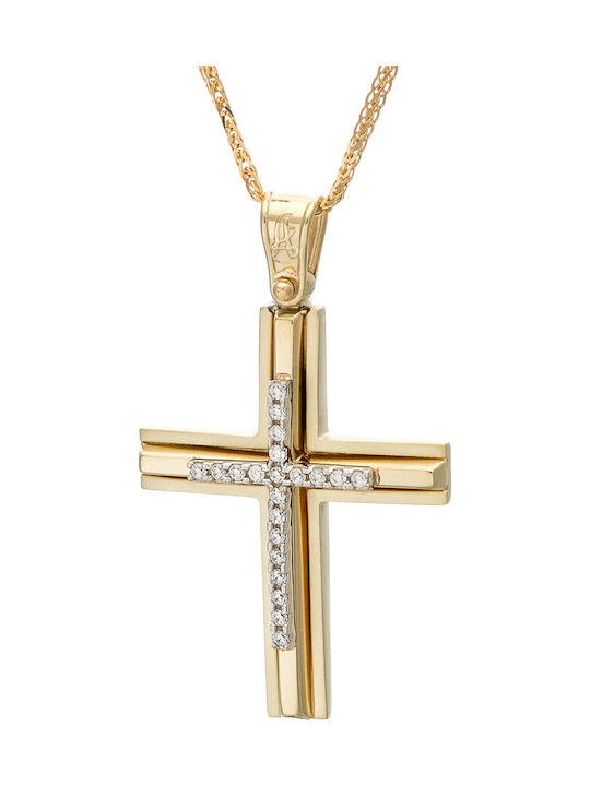 Anorado Gold Σταυρός