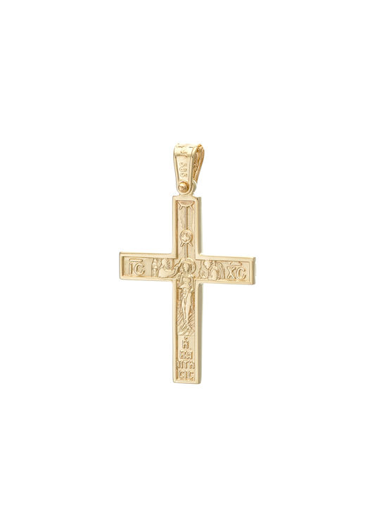 Damen Gold Kreuz 14K