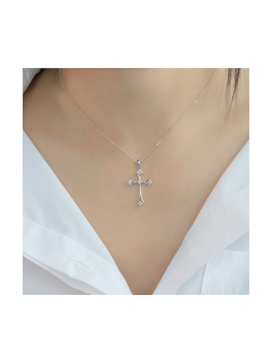 Gold Cross 18K with Chain