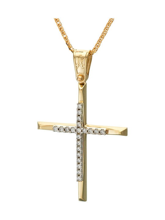 Anorado Gold Σταυρός