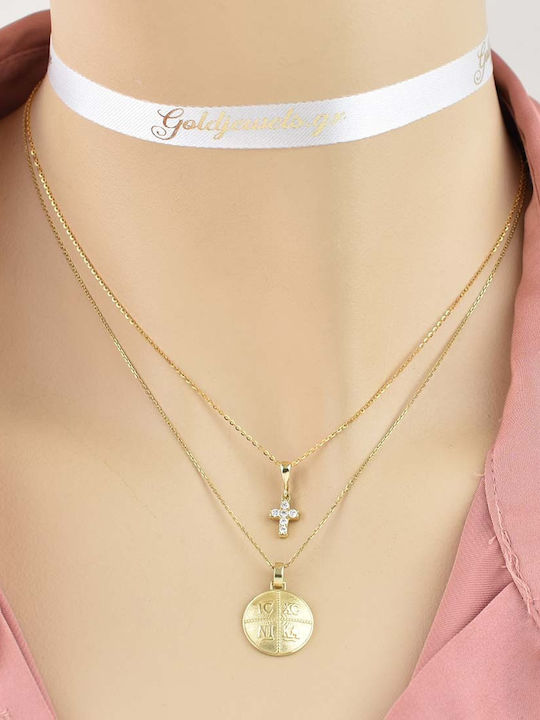 Goldjewels Women's Gold Cross 14K