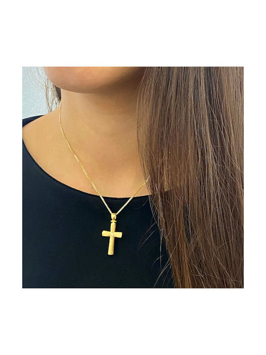 Femeiesc Aur Cruce 14K