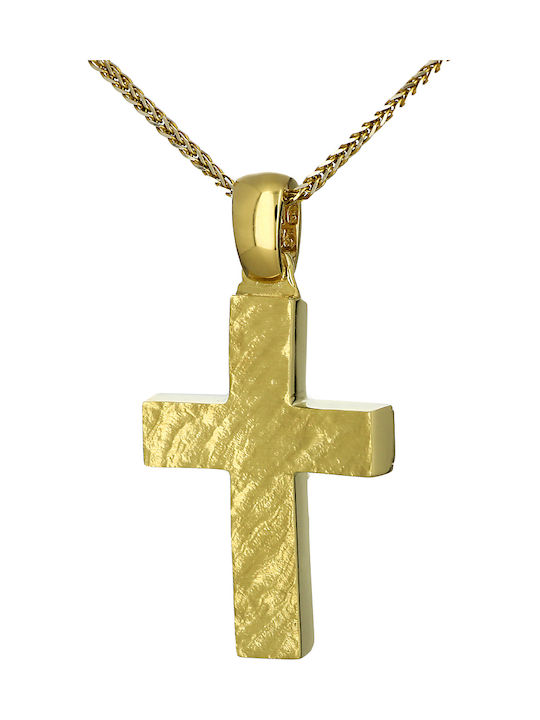 Men's Gold Cross 14K