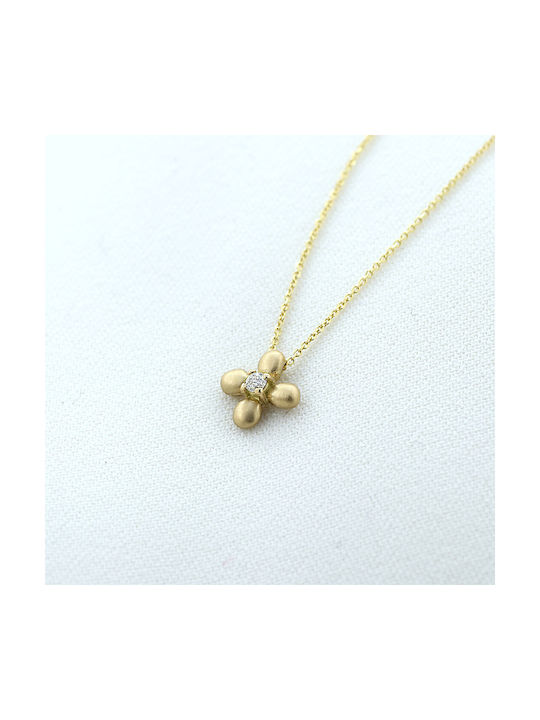 Gold Cross 18K with Chain