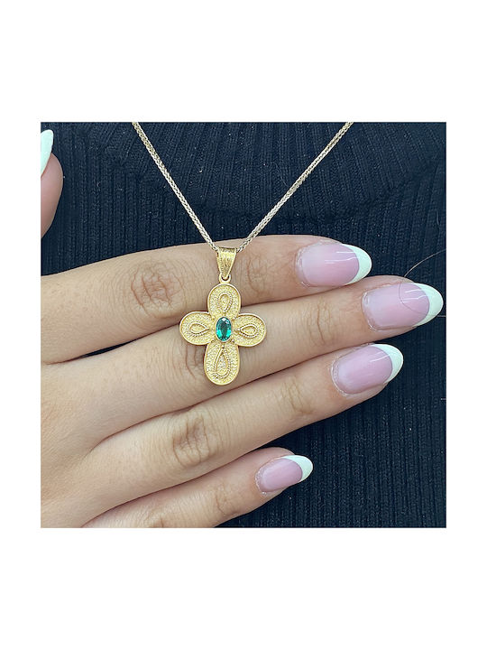 Women's Gold Cross 18K