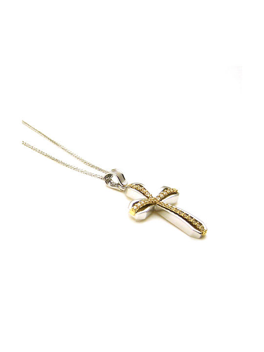 Women's Gold Cross 14K with Chain