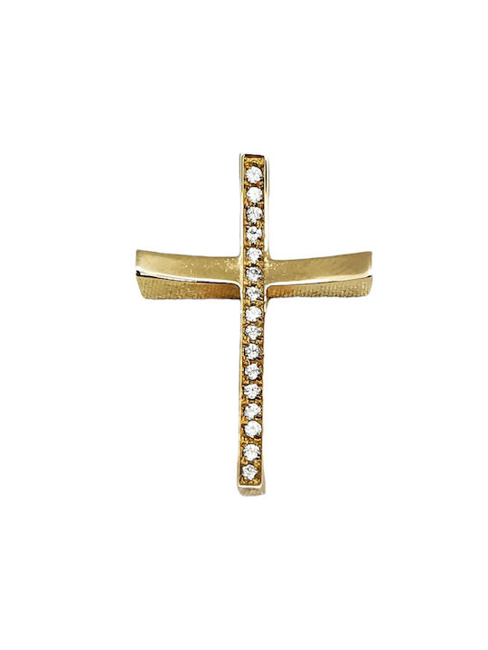 Kosmima1 Women's Gold Cross 14K