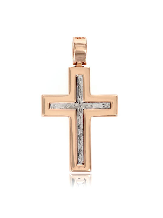 Damen Gold Kreuz 14K