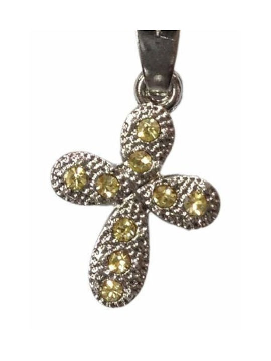 Cross from Gold Plated Silver with Chain