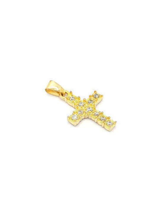 PS Silver Cross from Gold Plated Silver