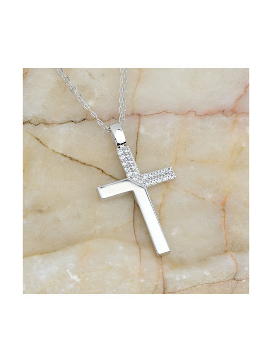 Ioannou24 Women's Gold Cross 14K with Chain