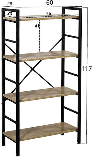 Βιβλιοθήκη 60x28x117εκ. Βιβλιοθήκη 60x28x117εκ.