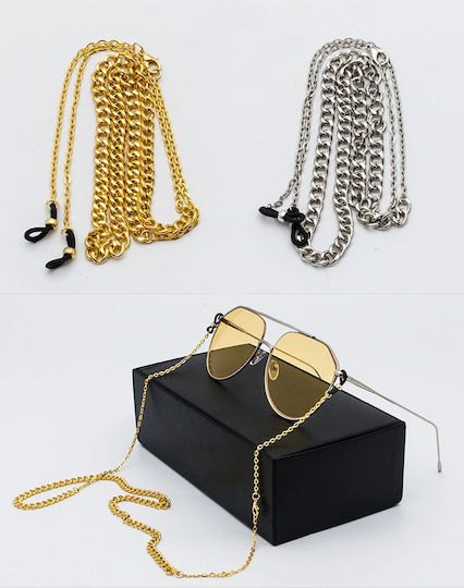 Goldene Brillen Kette