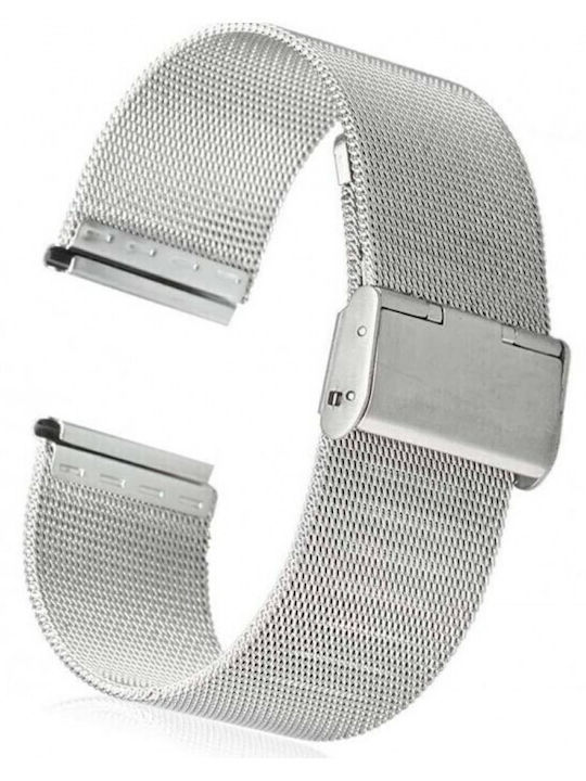 Vitopoulos Metallic-Armband Silber 10mm