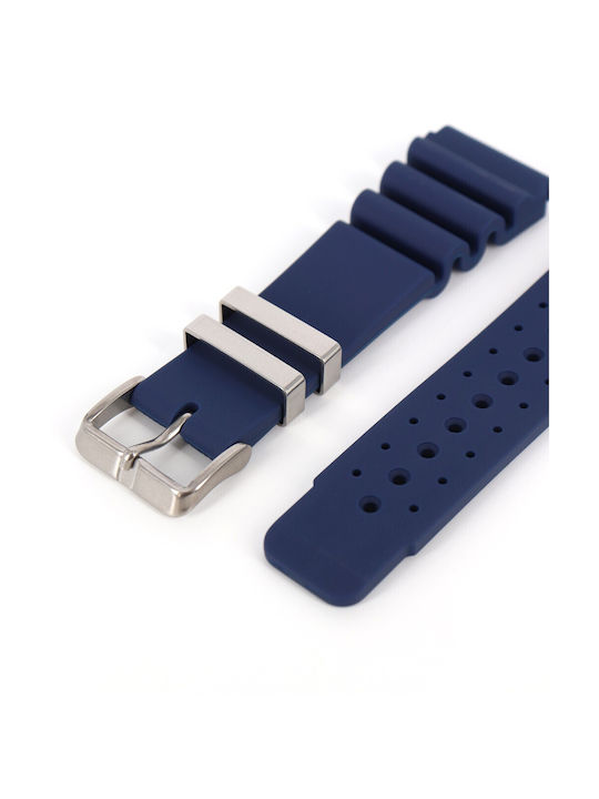 Καουτσούκ Λουράκι Navy Μπλε 22mm